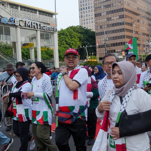 Race photo from WALK FOR PALESTINE