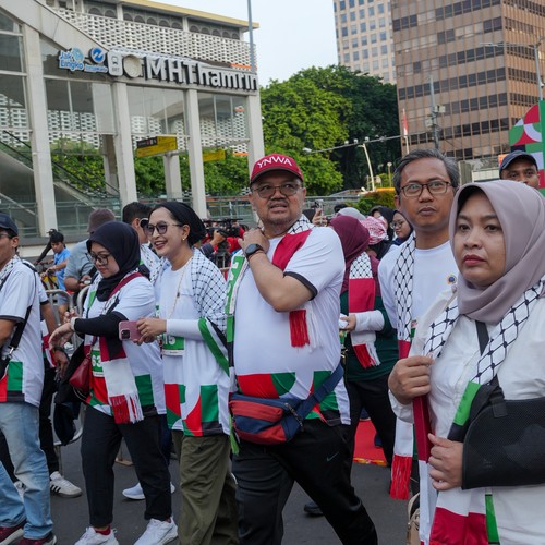 Race photo from WALK FOR PALESTINE