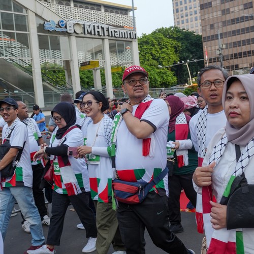 Race photo from WALK FOR PALESTINE