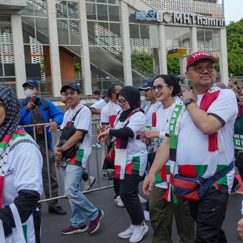 Race photo from WALK FOR PALESTINE