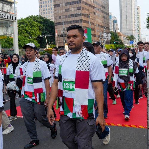 Race photo from WALK FOR PALESTINE