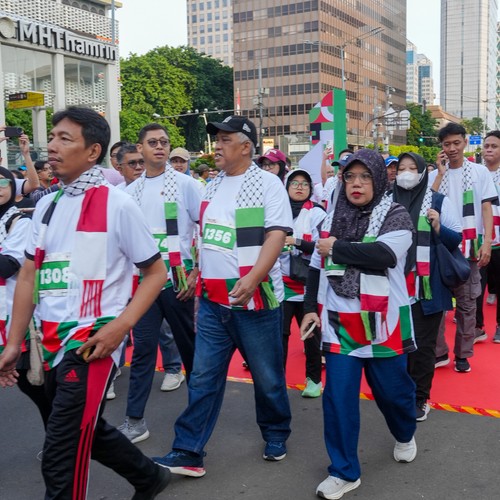 Race photo from WALK FOR PALESTINE
