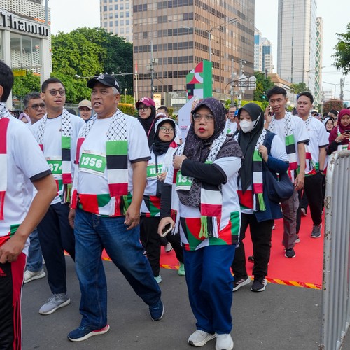 Race photo from WALK FOR PALESTINE