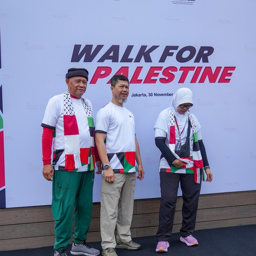 Race photo from WALK FOR PALESTINE