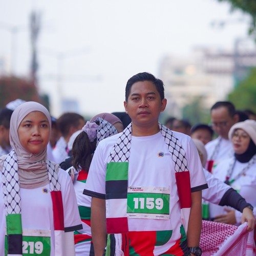 Race photo from WALK FOR PALESTINE
