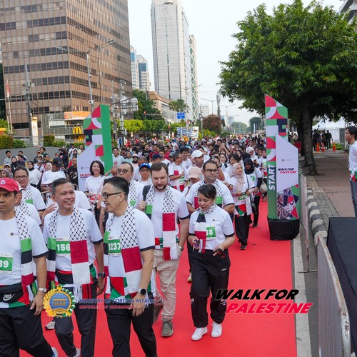Race photo from WALK FOR PALESTINE