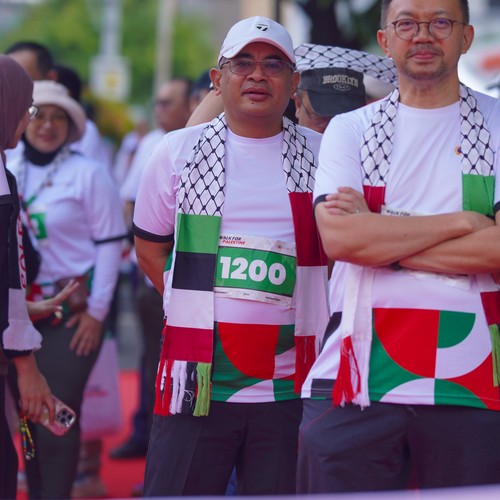 Race photo from WALK FOR PALESTINE
