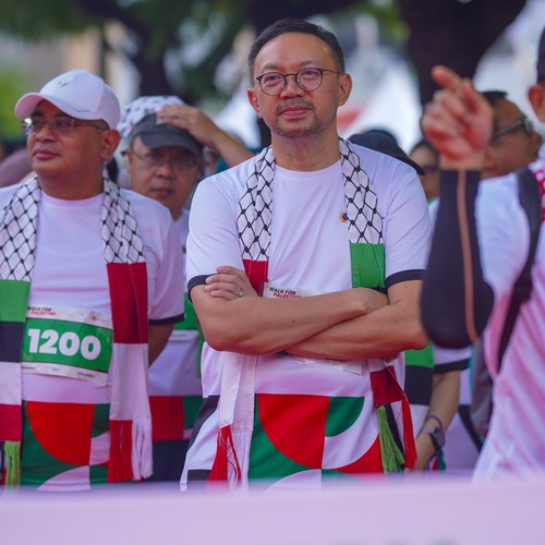 Race photo from WALK FOR PALESTINE