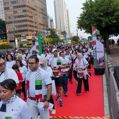 Race photo from WALK FOR PALESTINE