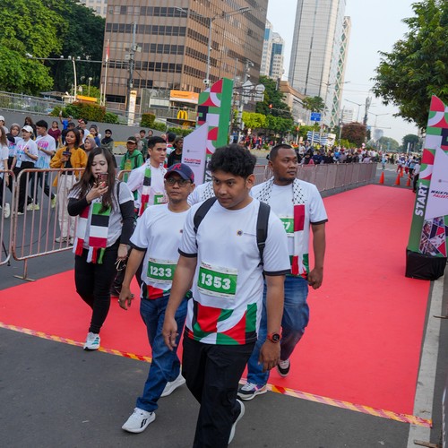 Race photo from WALK FOR PALESTINE