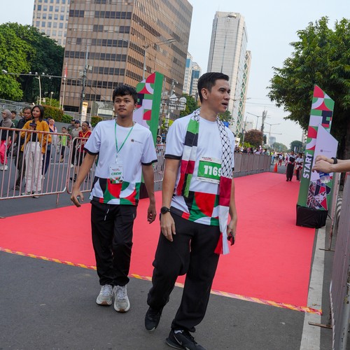 Race photo from WALK FOR PALESTINE