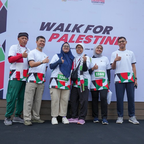 Race photo from WALK FOR PALESTINE