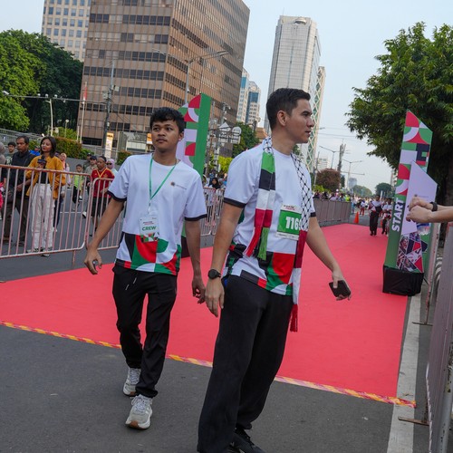 Race photo from WALK FOR PALESTINE