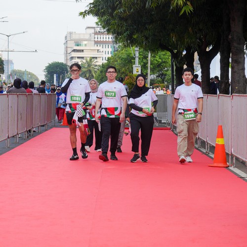 Race photo from WALK FOR PALESTINE