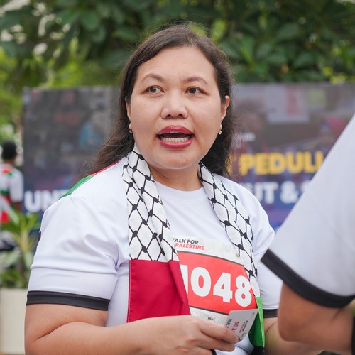 Race photo from WALK FOR PALESTINE
