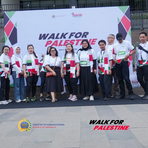 Race photo from WALK FOR PALESTINE