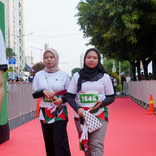 Race photo from WALK FOR PALESTINE