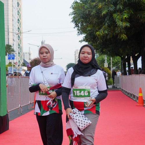Race photo from WALK FOR PALESTINE