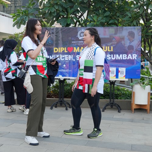 Race photo from WALK FOR PALESTINE