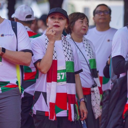Race photo from WALK FOR PALESTINE