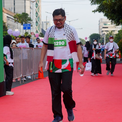 Race photo from WALK FOR PALESTINE