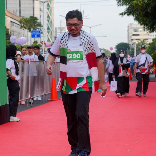Race photo from WALK FOR PALESTINE