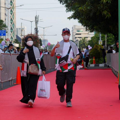 Race photo from WALK FOR PALESTINE