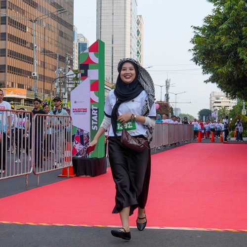 Race photo from WALK FOR PALESTINE