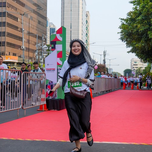 Race photo from WALK FOR PALESTINE