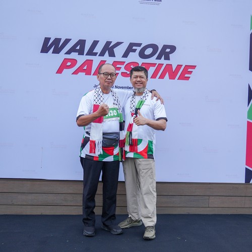 Race photo from WALK FOR PALESTINE