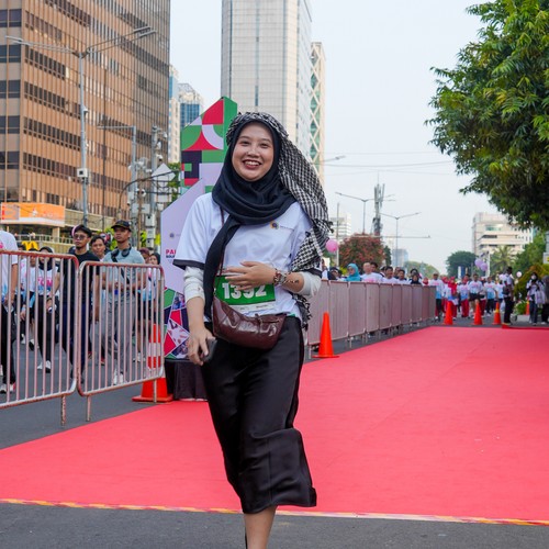 Race photo from WALK FOR PALESTINE