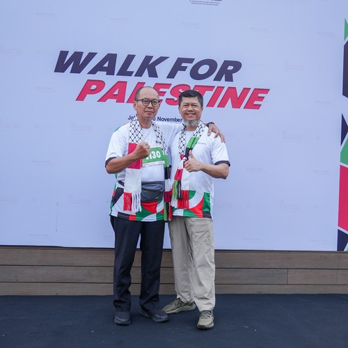 Race photo from WALK FOR PALESTINE