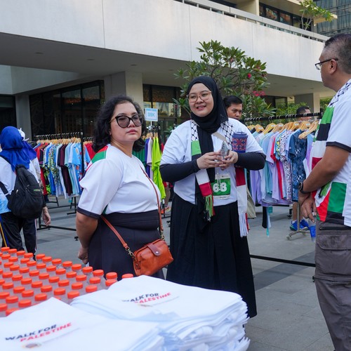 Race photo from WALK FOR PALESTINE
