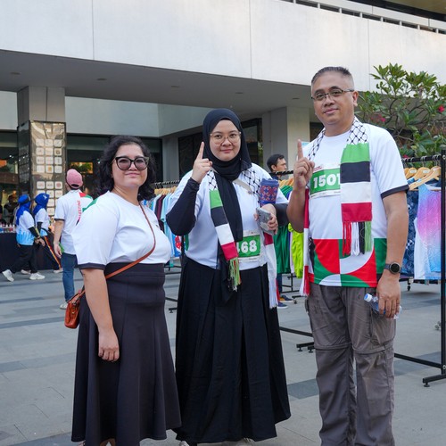 Race photo from WALK FOR PALESTINE