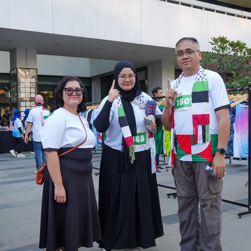 Race photo from WALK FOR PALESTINE