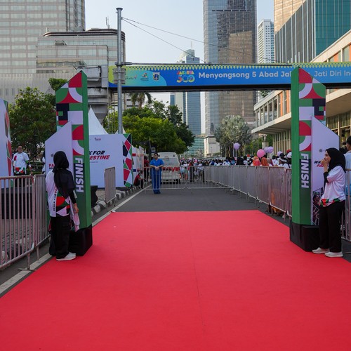 Race photo from WALK FOR PALESTINE