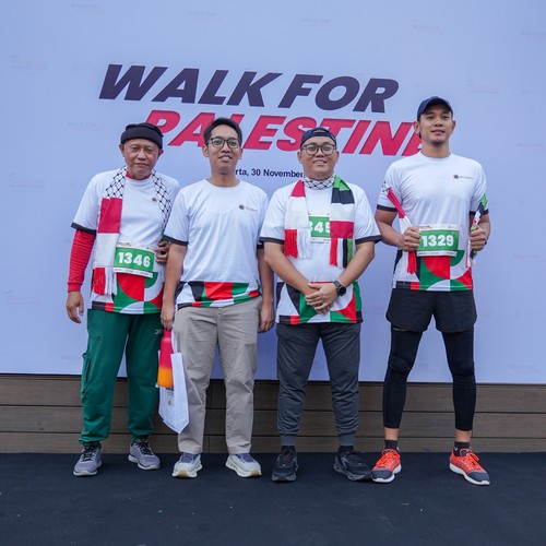 Race photo from WALK FOR PALESTINE