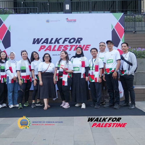 Race photo from WALK FOR PALESTINE