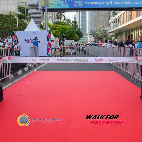 Race photo from WALK FOR PALESTINE