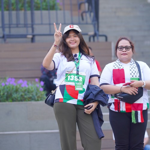 Race photo from WALK FOR PALESTINE