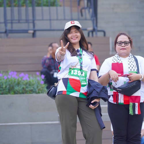 Race photo from WALK FOR PALESTINE