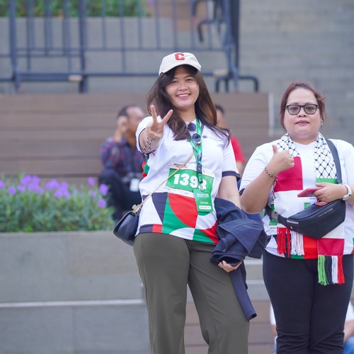 Race photo from WALK FOR PALESTINE