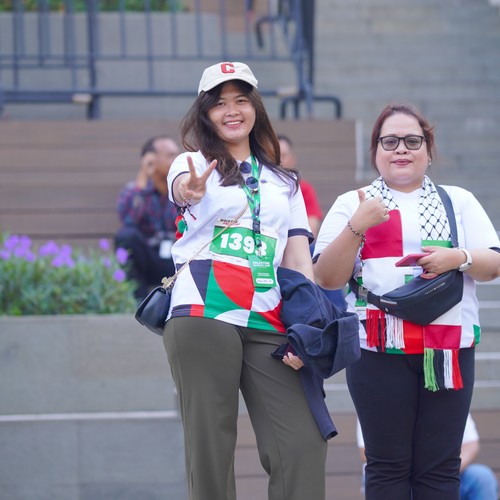 Race photo from WALK FOR PALESTINE