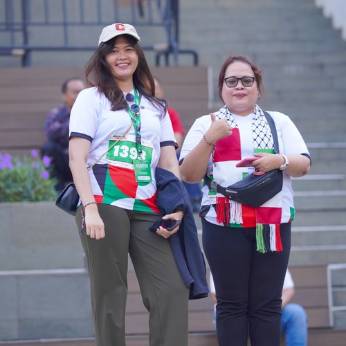 Race photo from WALK FOR PALESTINE