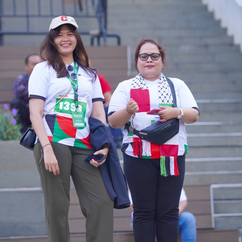 Race photo from WALK FOR PALESTINE