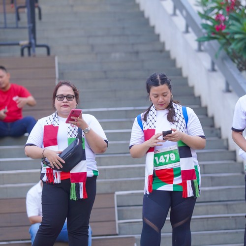 Race photo from WALK FOR PALESTINE