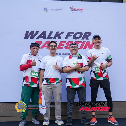 Race photo from WALK FOR PALESTINE