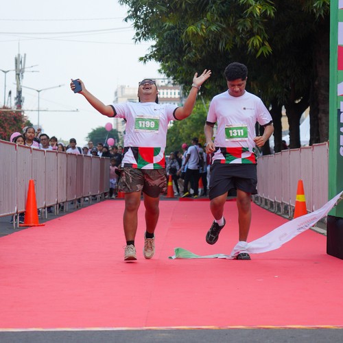 Race photo from WALK FOR PALESTINE