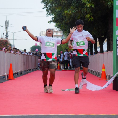 Race photo from WALK FOR PALESTINE