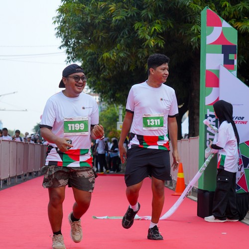 Race photo from WALK FOR PALESTINE